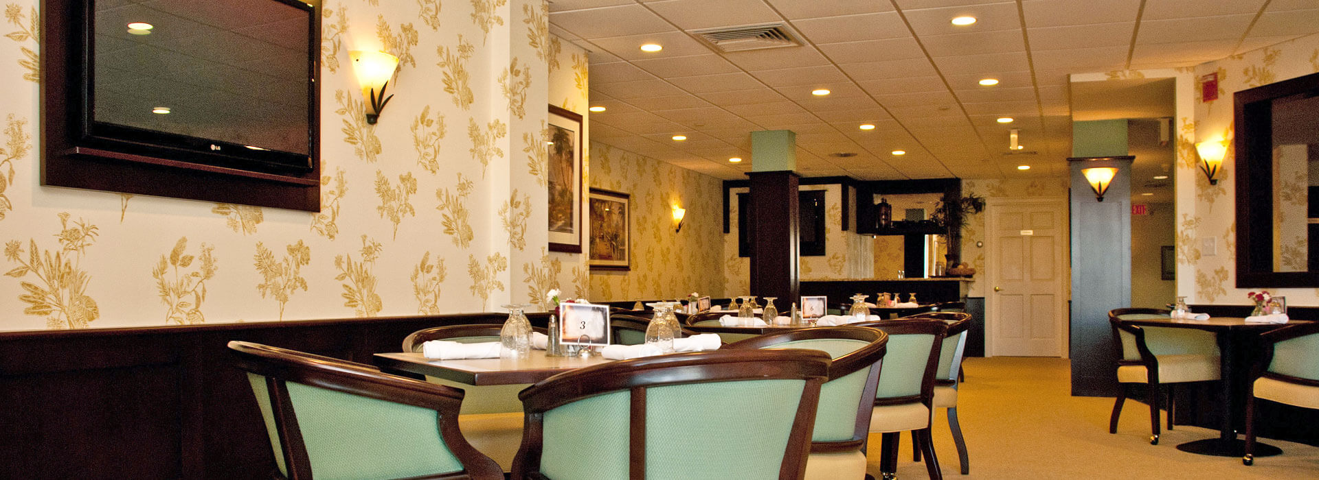 view of tables at the bistro restaurant